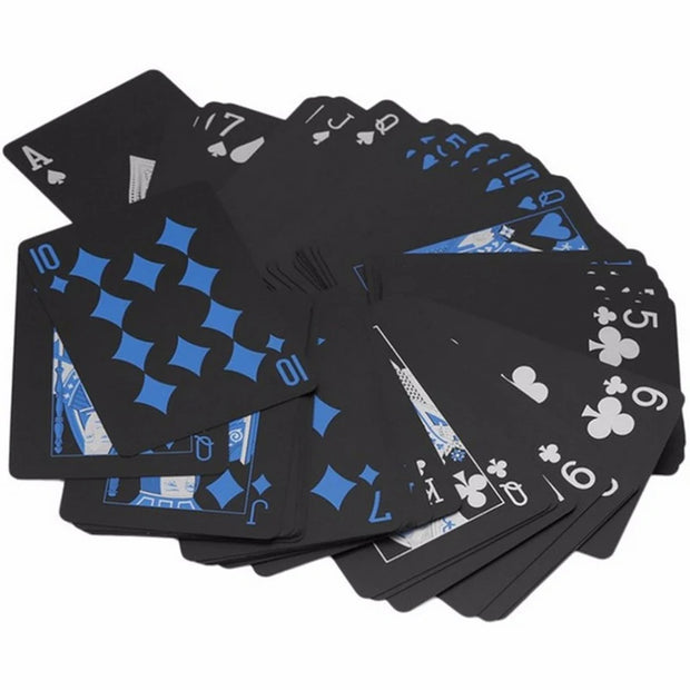 Jeu de cartes poker noir