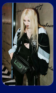 Sac bandoulière avec écran LED