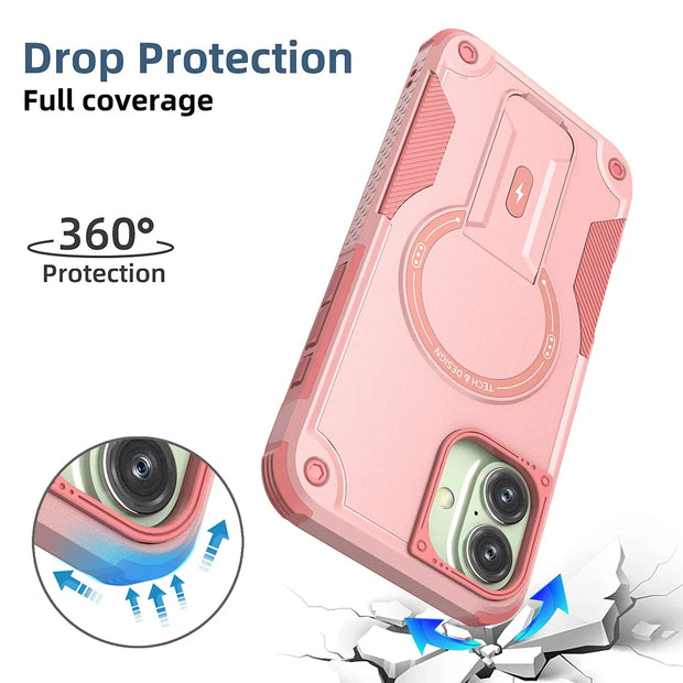 Coque magnétique antichoc pour iPhone