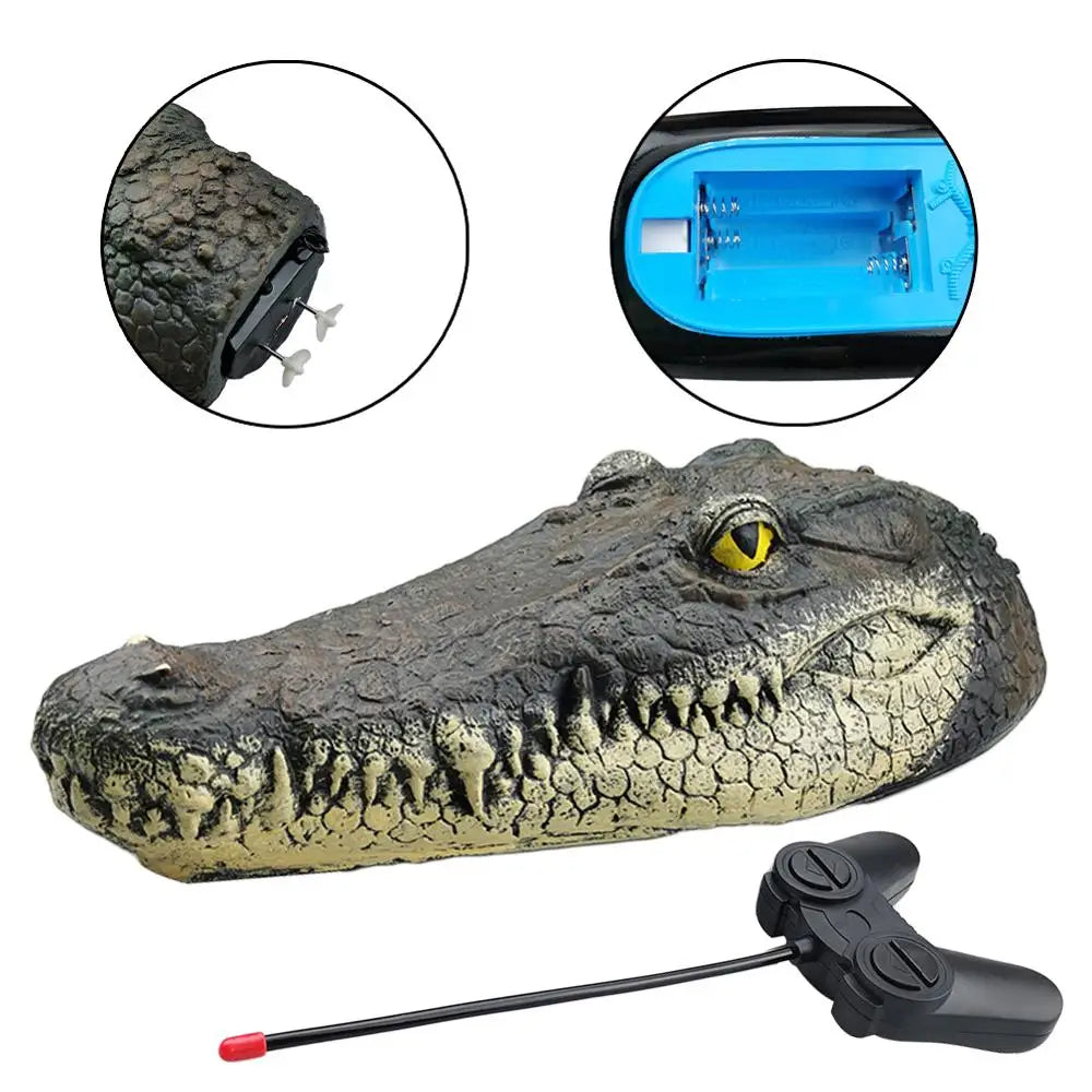 Bateau RC à tête de crocodile
