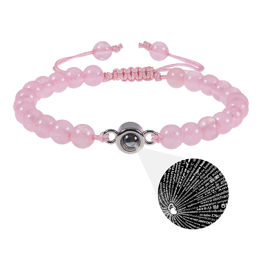 Bracelet Je t'aime en 100 langues