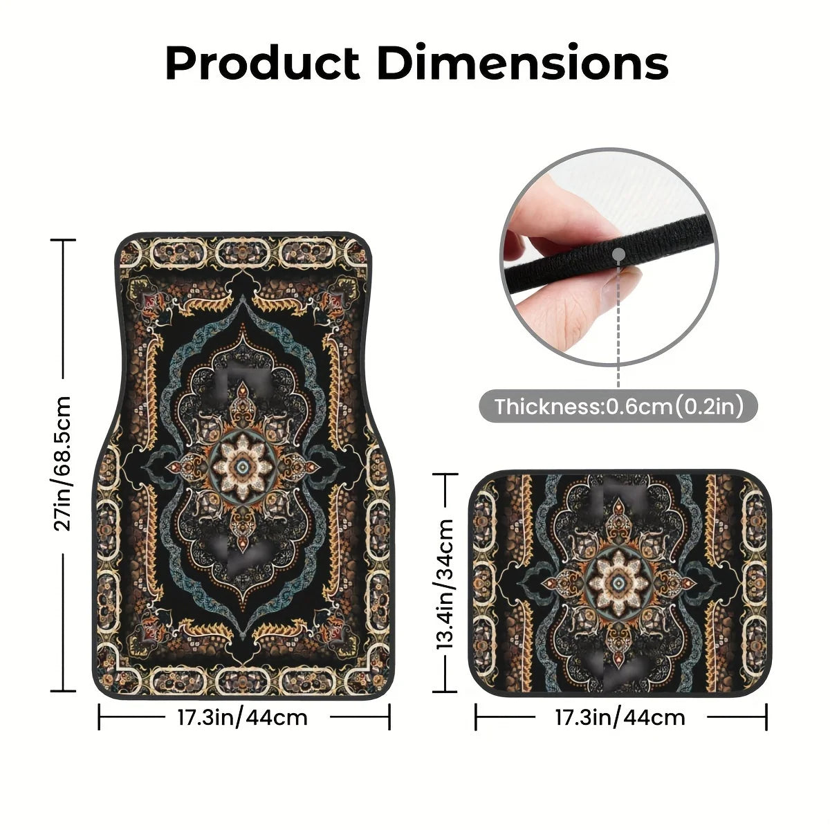 Tapis de voiture persan.