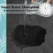 Tapis de salle de bain en mousse à mémoire de forme.