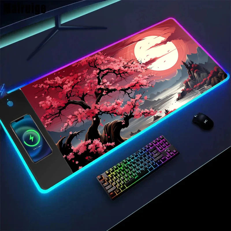 Tapis de souris à chargement sans fil