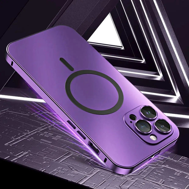 Coque intégrale en métal pour iPhone