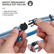 Collier réfléchissant pour chat avec support Apple AirTag