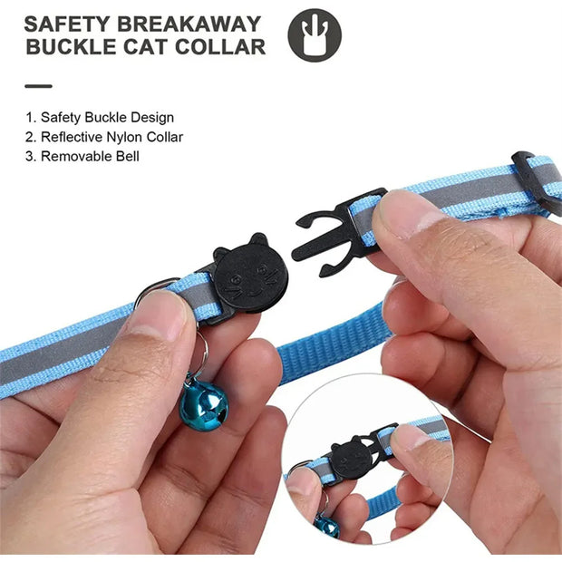 Collier réfléchissant pour chat avec support Apple AirTag