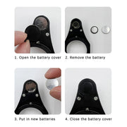 Coupe-ongles avec lumière et loupe