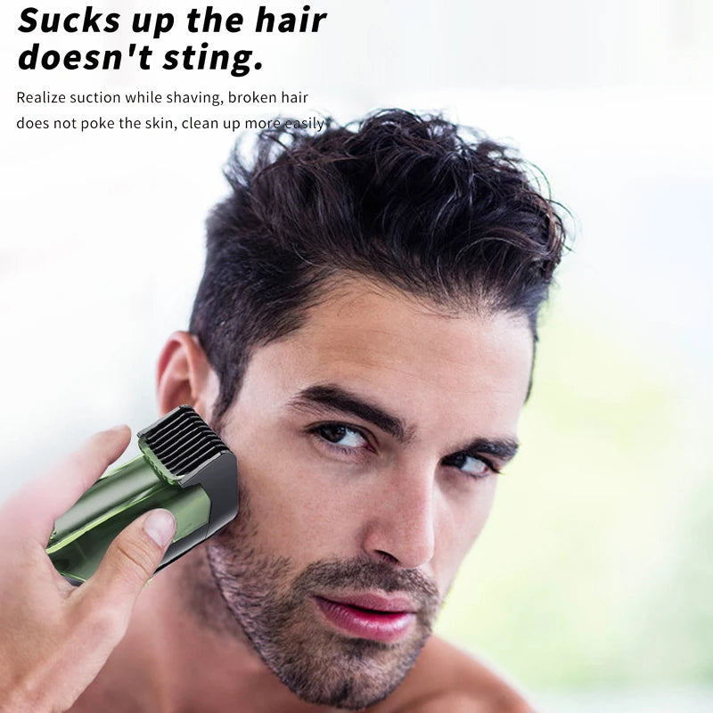 Tondeuse à barbe sous vide Vacuum Beard Trimmer