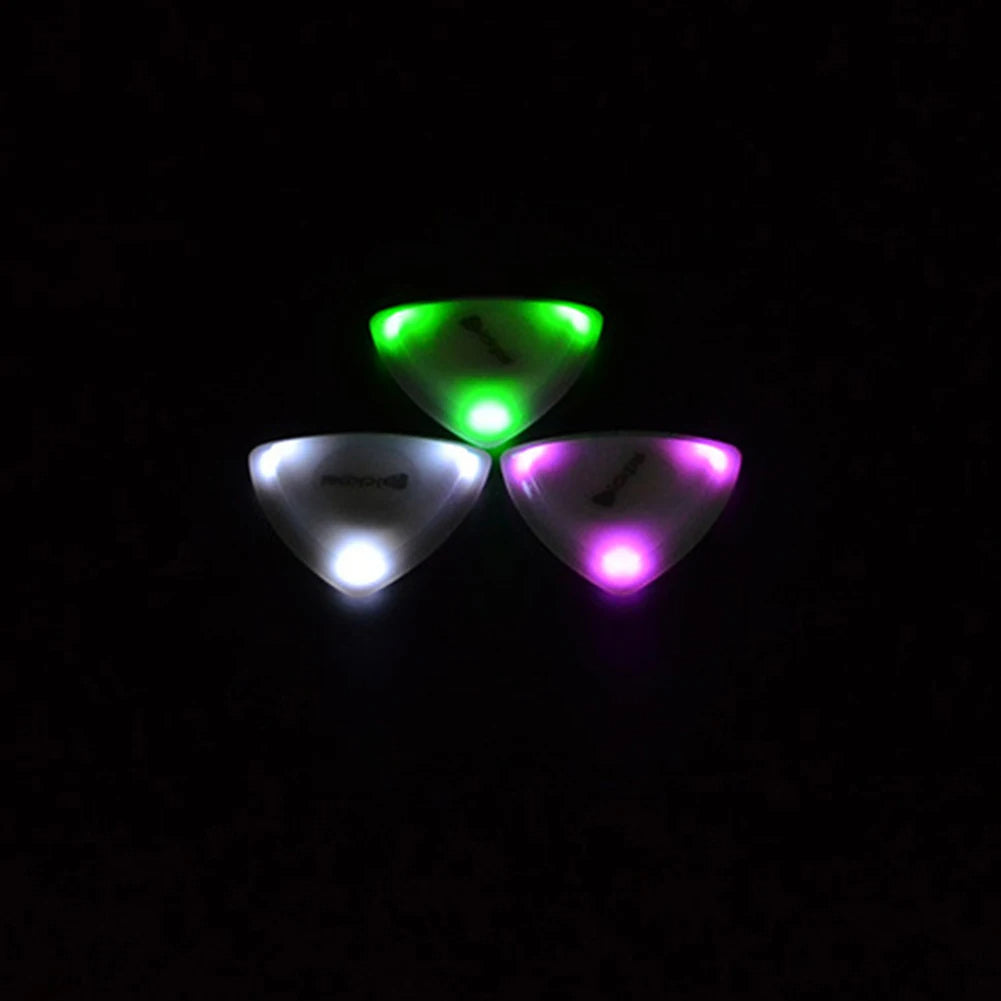 3 médiators de guitare lumineux 3Pcs Glowing Guitar Picks