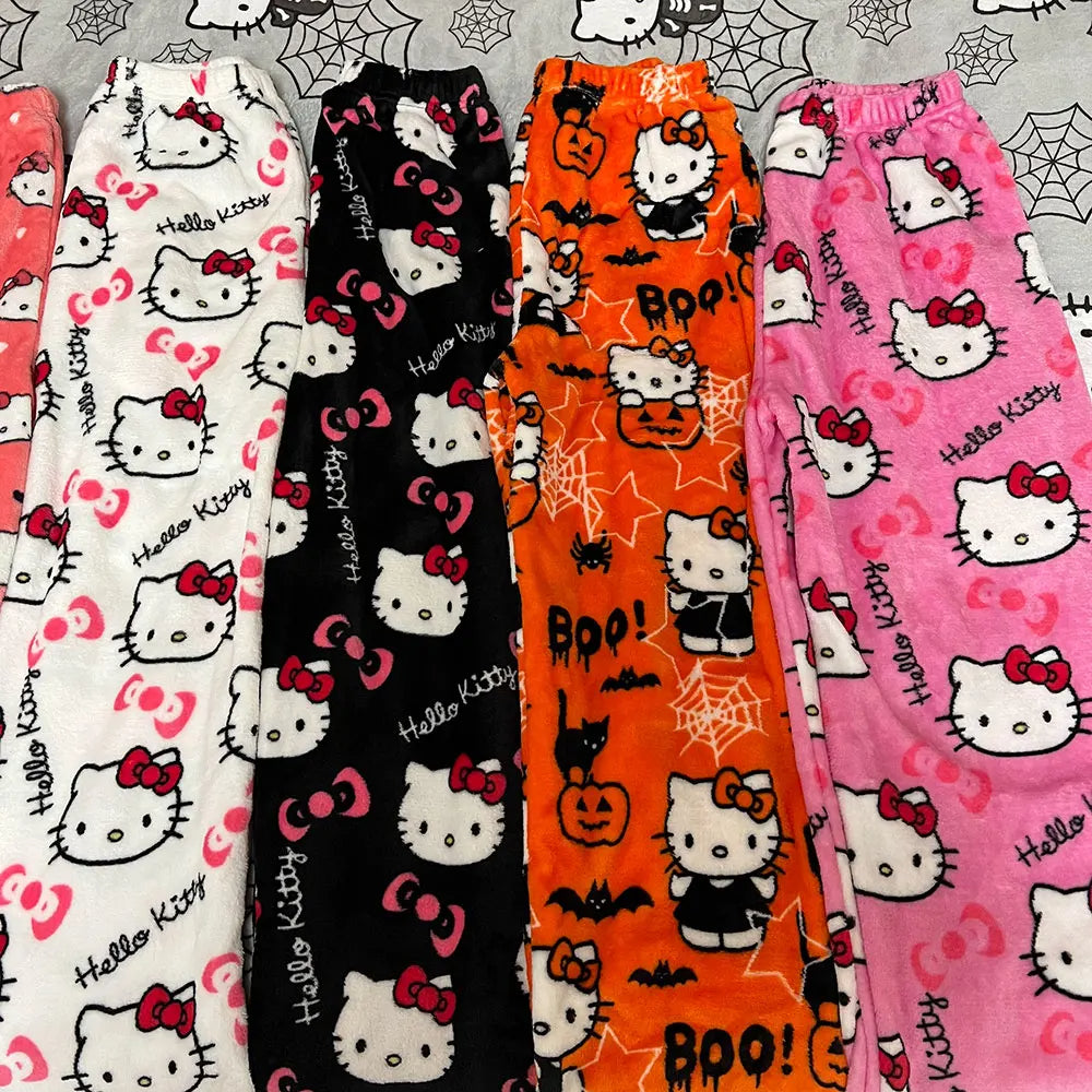 Pantalon de pyjama en flanelle mignon.