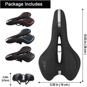 Selle de vélo en gel souple et confortable