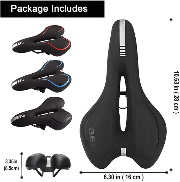 Selle de vélo en gel souple et confortable