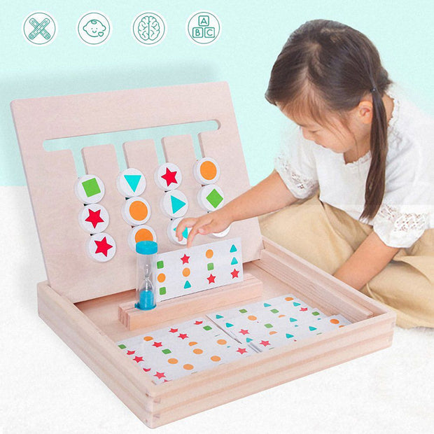 Jeu éducatif de puzzle en bois pour enfants