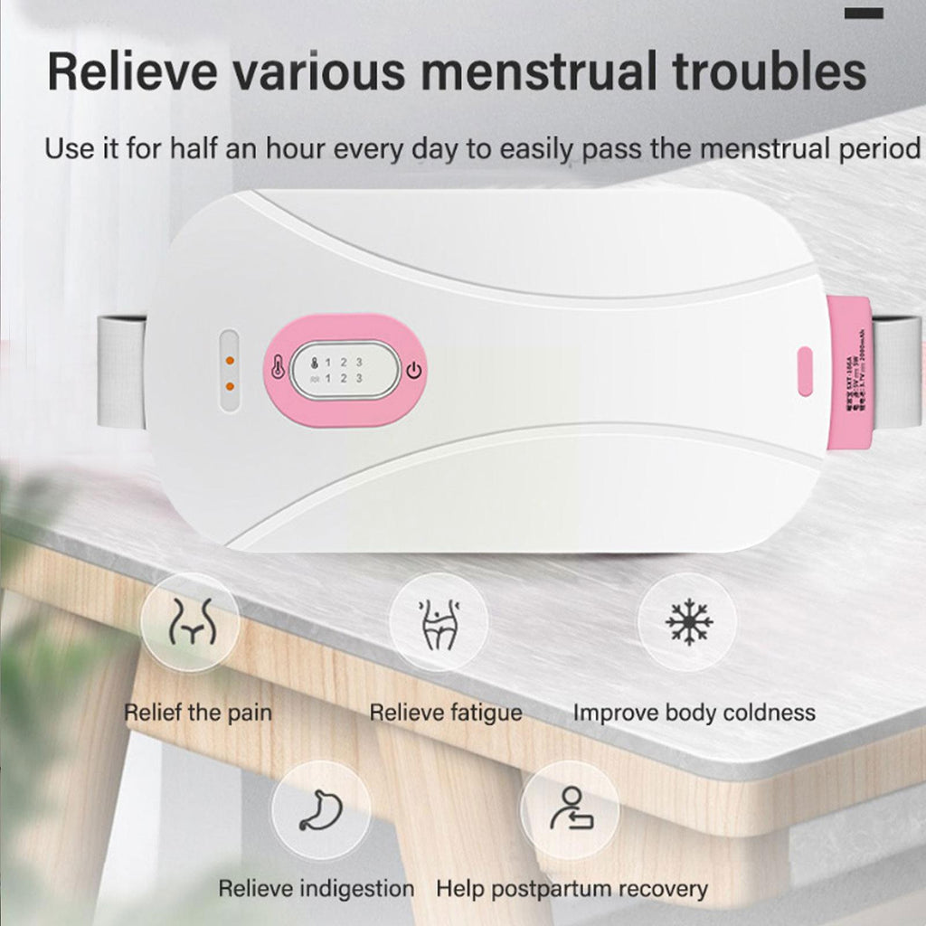 Coussin chauffant électrique portable sans fil pour menstruations.
