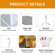 Tableau lumineux de griffonnage