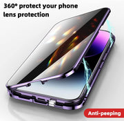 Coque magnétique anti-regard pour iPhone