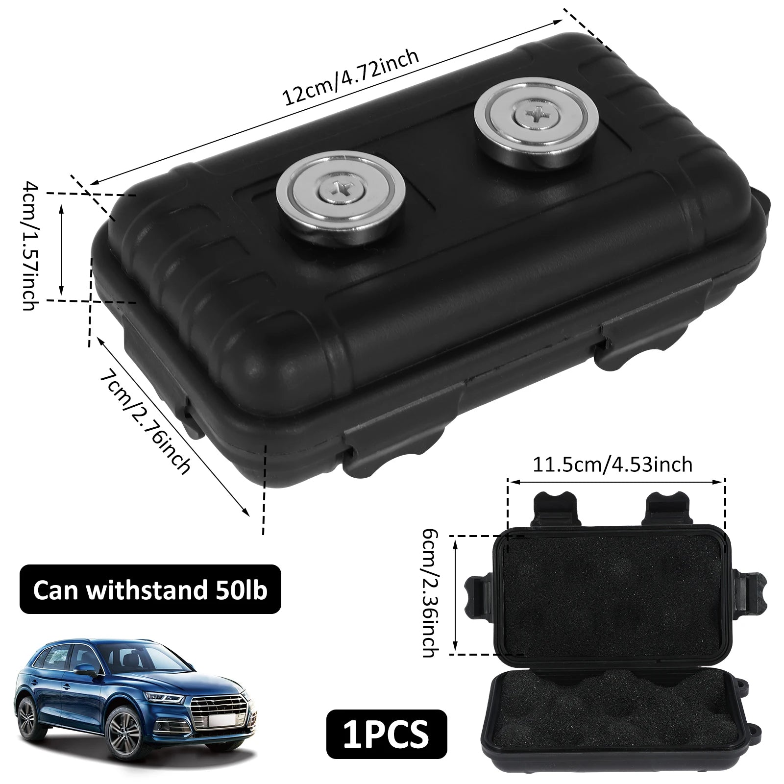Porte-clés magnétique pour dessous de voiture