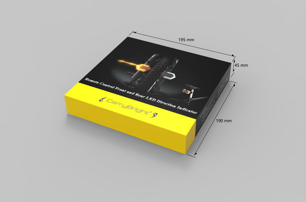 1 jeu de clignotants intelligents pour vélo