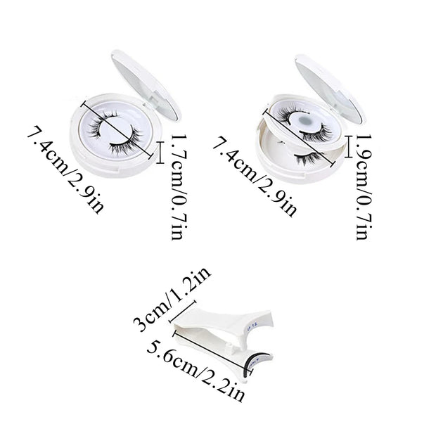 1 paire de faux cils magnétiques