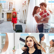 Lisseur et peigne professionnels sans fil.