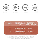 Chaussettes de sol antidérapantes pour bébé.