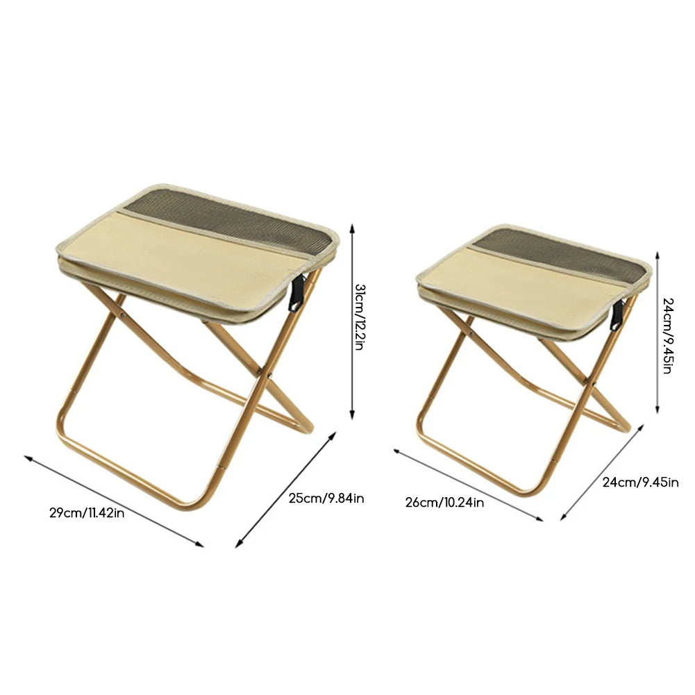 Tabouret de sac à dos pliable