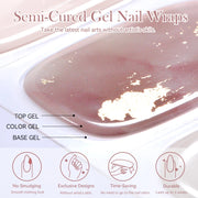 20 conseils pour un autocollant pour ongles en gel semi-durci dégradé French.