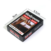 Jeu de cartes Action ou Vérité dans la chambre.