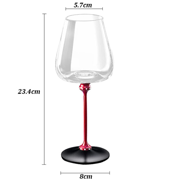 Verre à vin tournant