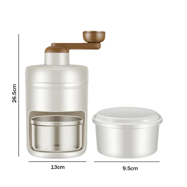 Machine à granité avec broyeur à glace.