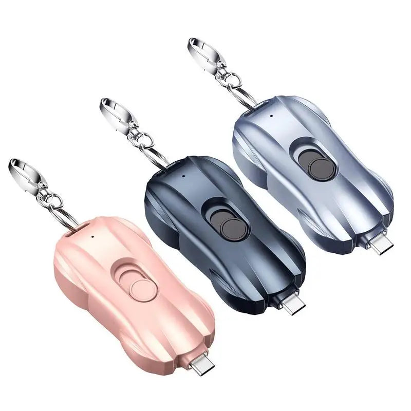 Chargeur de téléphone portable d'urgence avec porte-clés et batterie externe