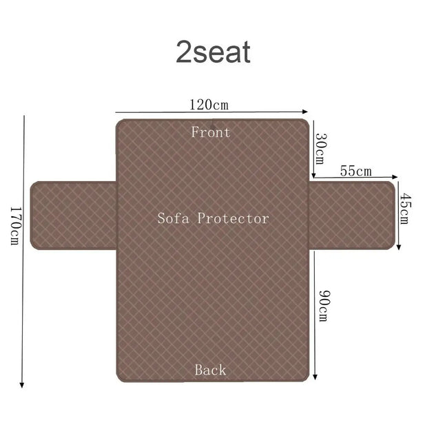 Housse de canapé imperméable pour animaux de compagnie