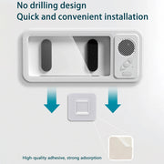 Support de téléphone de douche avec haut-parleur