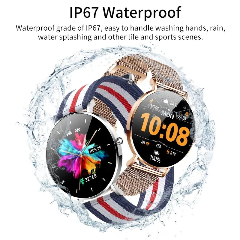 Montre connectée AMOLED LIGE 2024                                           LIGE 2024 AMOLED Smart Watch