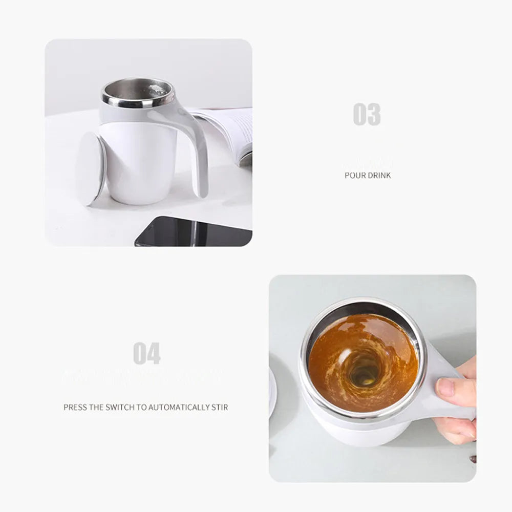 Tasse à agitation automatique