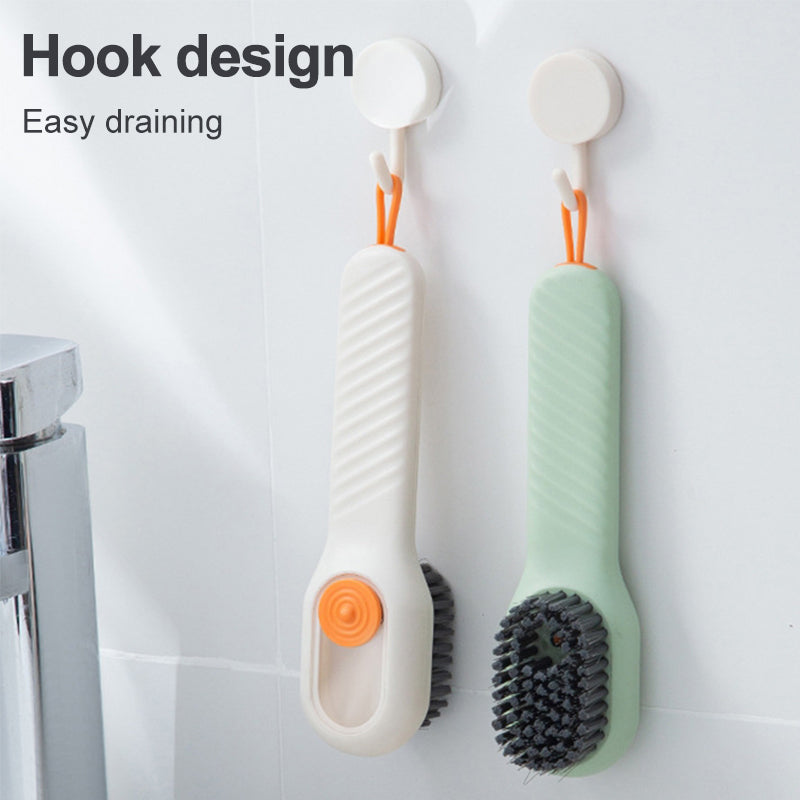Brosse de nettoyage à poils doux pour la maison avec fonction savon