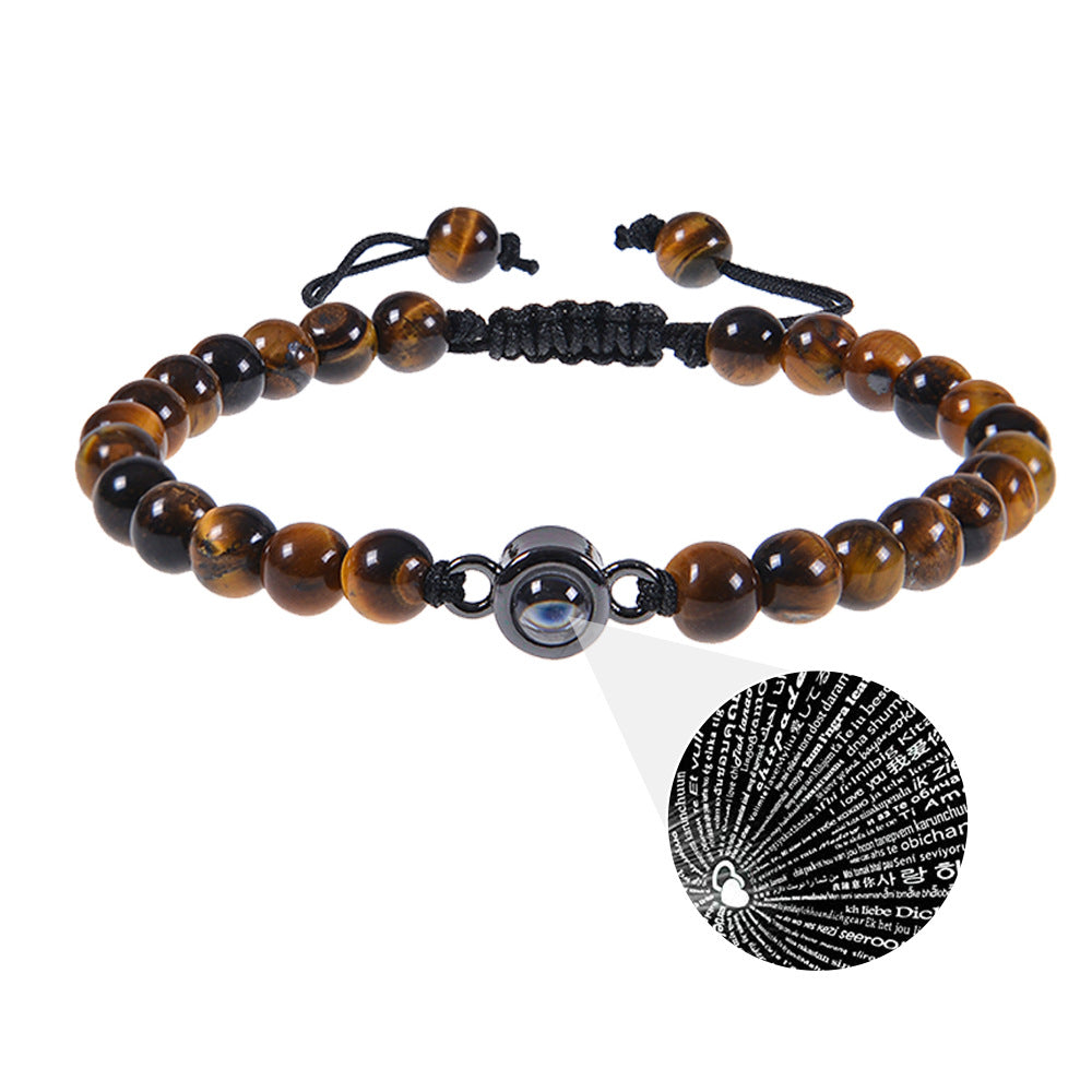 Bracelet Je t'aime en 100 langues