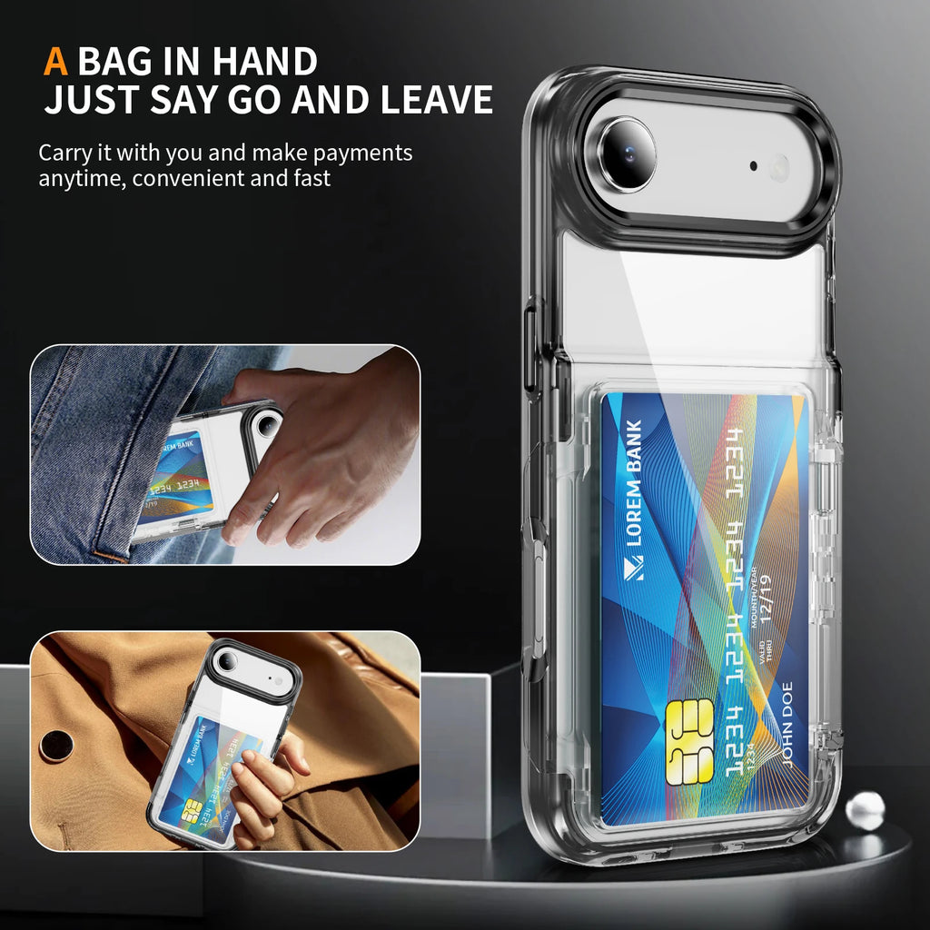 Étui de protection pour iPhone avec porte-cartes
