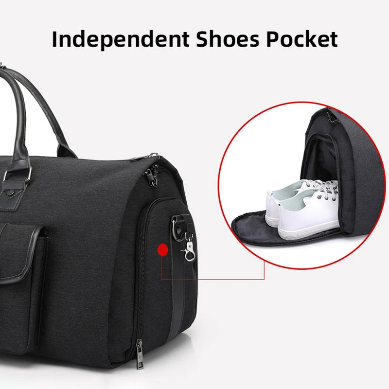 Sac à vêtements pliable multifonctionnel