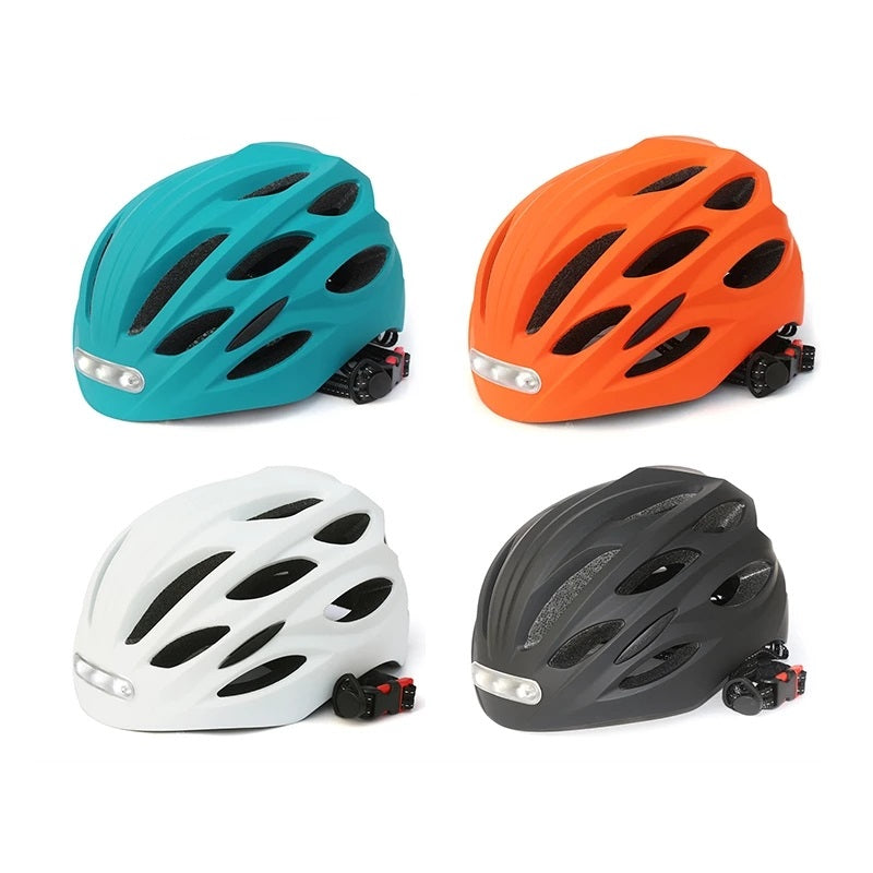 Lampe LED pour casque de vélo avec feu arrière LED