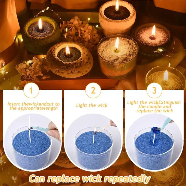 Cire de bougie granuleuse à perles