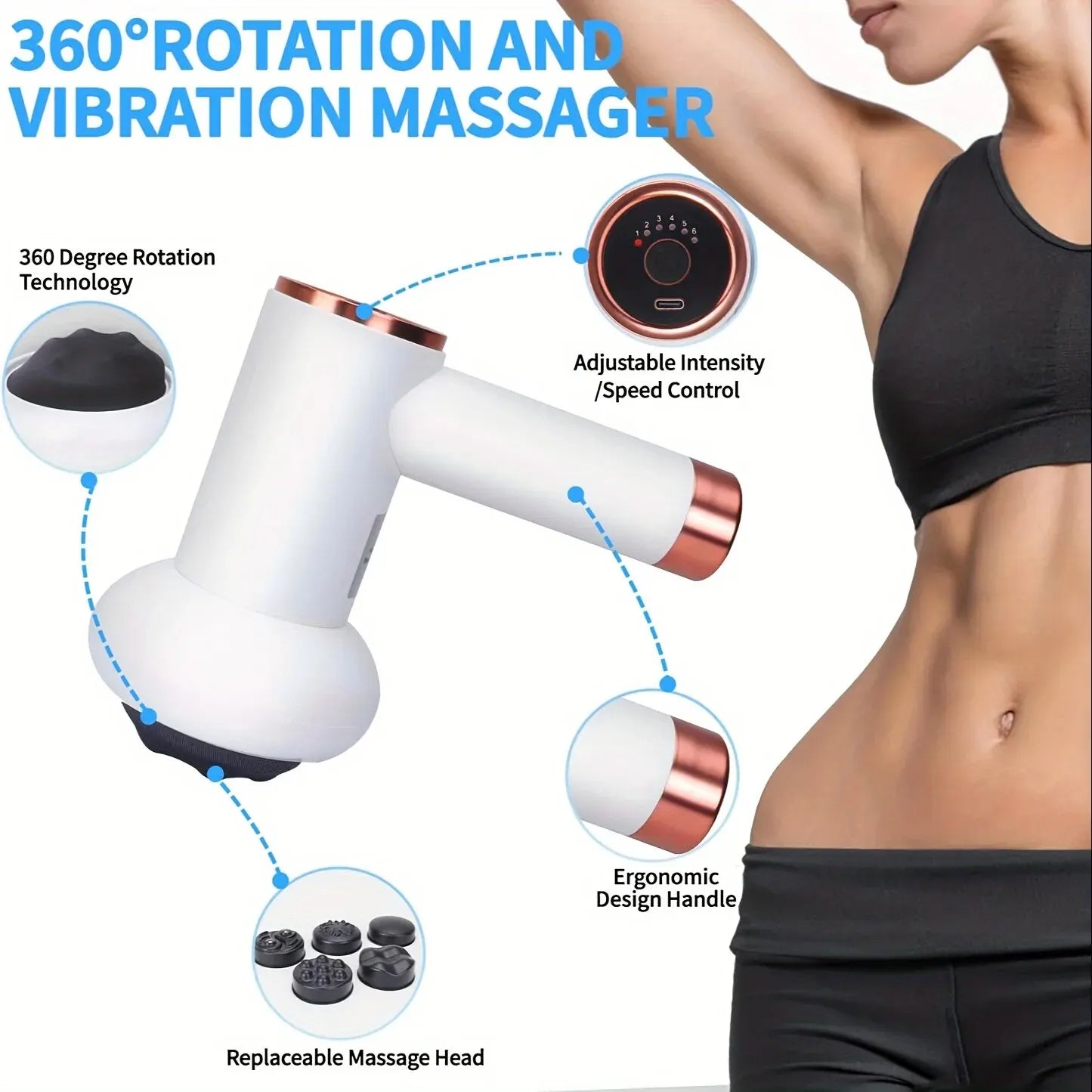 Pistolet de massage pour la relaxation musculaire