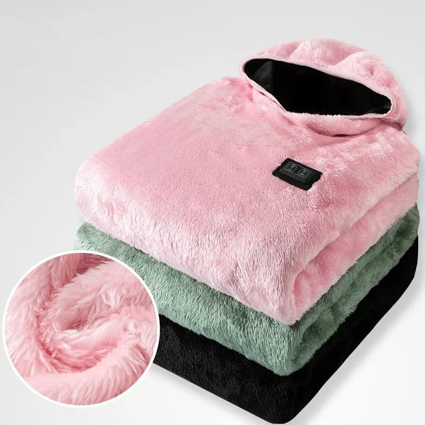 Sweat à capuche USB infrarouge avec 9 zones de chauffage