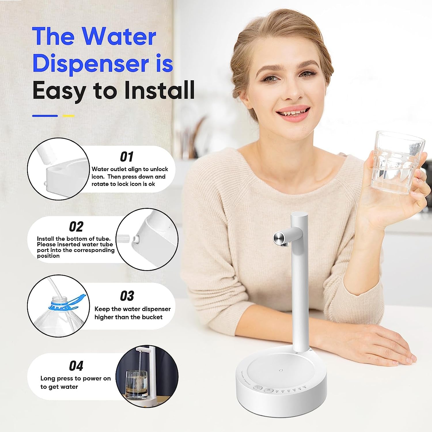 Distributeur d'eau automatique de bureau
