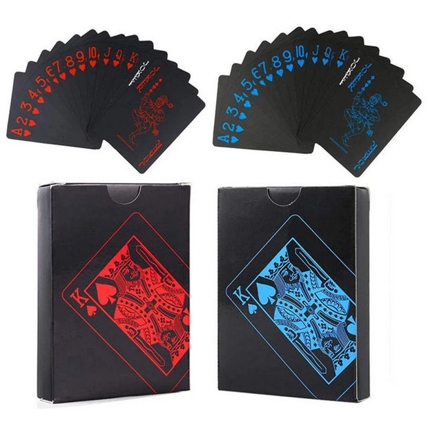 Jeu de cartes poker noir