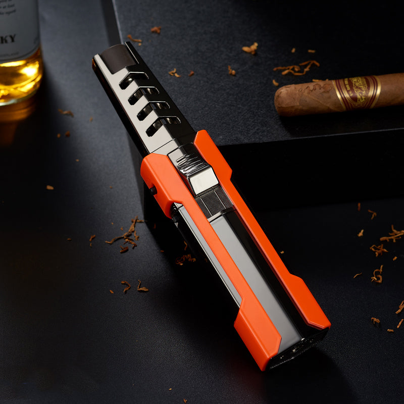 Briquet à gaz turbo en métal Metal