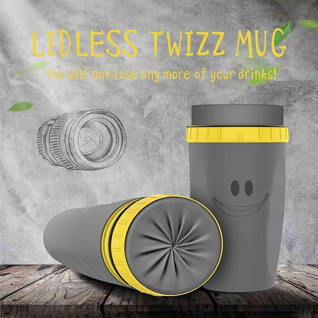 Tasse à café torsadée avec paille