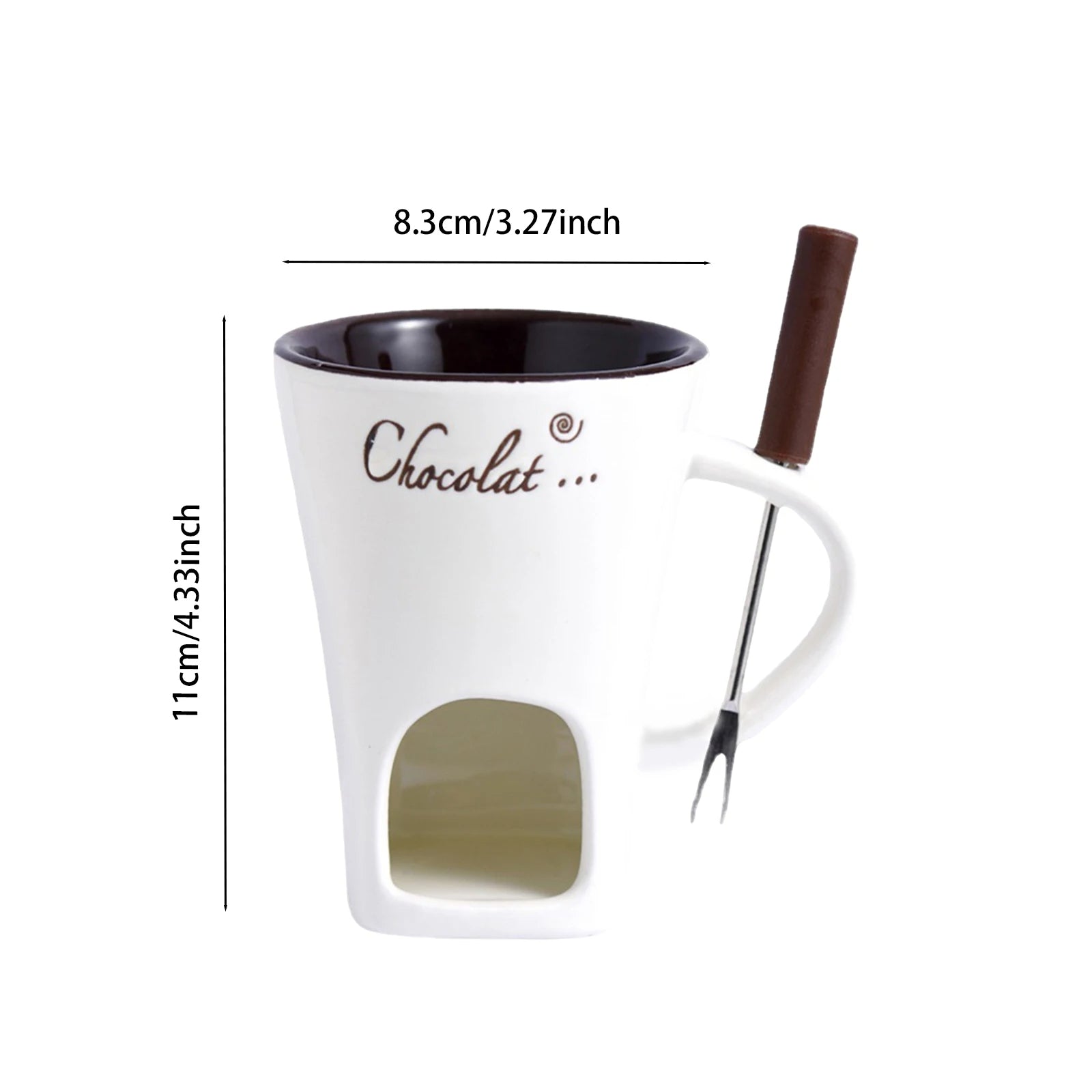Tasse à fondue.