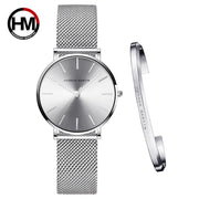 Coffret de montres pour femme Hannah Martin avec bracelet.